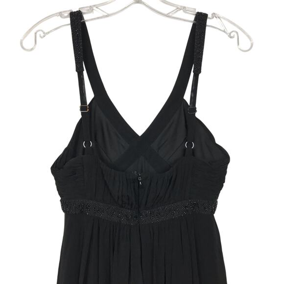 BCBGMaxazria Black Fit and Flare Flowy Dress - Picture 5 of 9